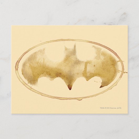 Coffee Bat-symbool Briefkaart (Voorkant)