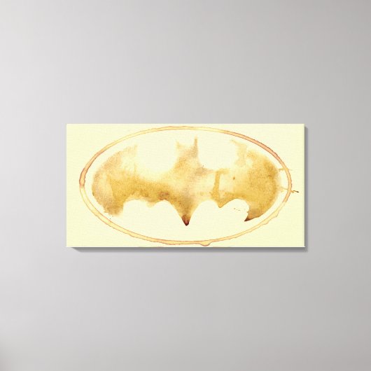 Coffee Bat-symbool Canvas Afdruk (Voorkant)