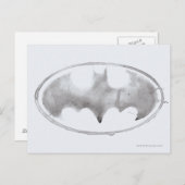 Coffee Bat Symbool - Grijs Briefkaart (Voorkant / Achterkant)