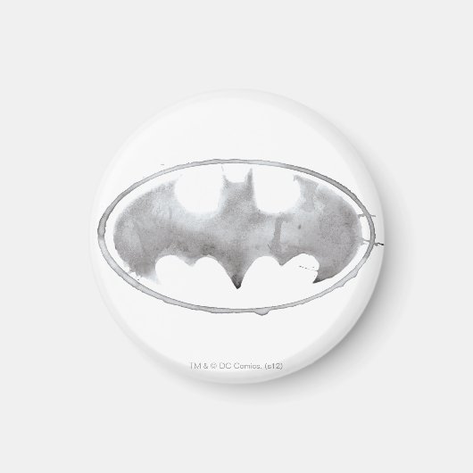 Coffee Bat Symbool - Grijs Magneet (Voorkant)