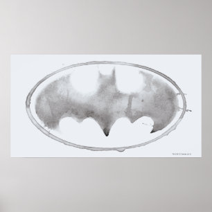 Coffee Bat Symbool - Grijs Poster