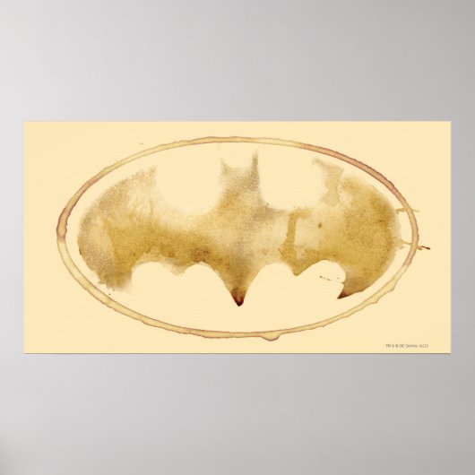Coffee Bat-symbool Poster (Voorkant)
