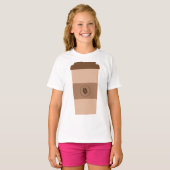 Coffee Bean Cup T-Shirt (Devant entier)