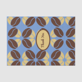 Coffee Bean Delight Tissue Paper Wrapper Pack Tissuepapier