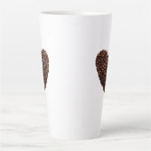 Coffee Bean Heart Latte Mok (Voorkant)