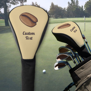 Coffee Bean Icon Golf Head Hoesje Golfheadcover