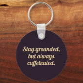 Coffee Bean Icon Sleutelhanger (Achterkant)