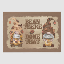 Coffee Bean Latte Gnomes Decoupage Tissuepapier