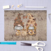 Coffee Bean Latte Gnomes Decoupage Tissuepapier (Craft)