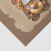 Coffee Bean Latte Gnomes Decoupage Tissuepapier (Detail)
