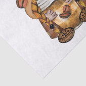 Coffee Bean Latte Gnomes Decoupage Tissuepapier (Detail)