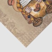 Coffee Bean Latte Gnomes Decoupage Tissuepapier (Detail)