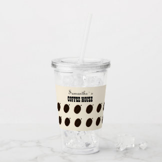 Coffee Bean Merk Zakelijk Professioneel Acryl Drinkbeker