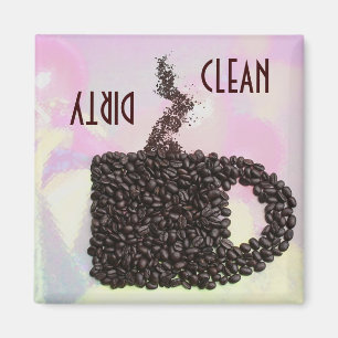 Coffee Bean Mok Diswasher Magnet Magneet