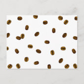 Coffee Bean Pattern Briefkaart (Voorkant)