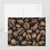 Coffee Bean Pattern Briefkaart (Voorkant / Achterkant)