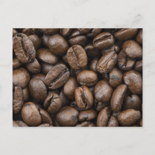 Coffee Bean Pattern Briefkaart