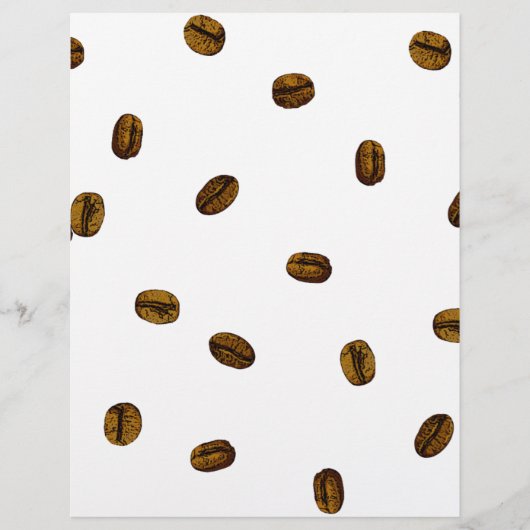 Coffee Bean Pattern Flyer (Voorkant)