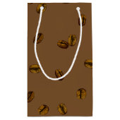 Coffee Bean Pattern Klein Cadeauzakje (Achterkant)