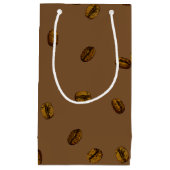 Coffee Bean Pattern Klein Cadeauzakje (Voorkant)