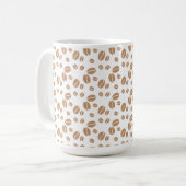 Coffee Bean Pattern Koffiemok (Voorkant links)