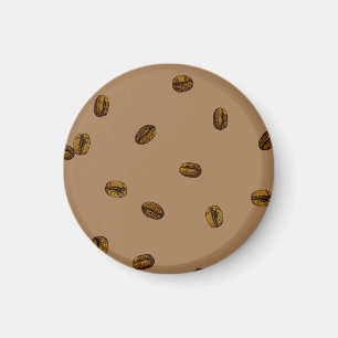 Coffee Bean Pattern Magneet