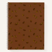 Coffee Bean Pattern Notitieboek (Voorkant)