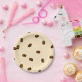 Coffee Bean Pattern Papieren Bordje (Feest)