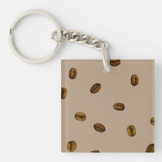 Coffee Bean Pattern Sleutelhanger (voorkant)