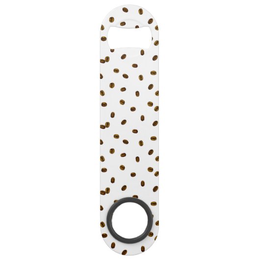 Coffee Bean Pattern Speed Flessenopener (Achterkant)