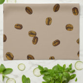 Coffee Bean Pattern Theedoek (Gevouwen)