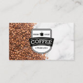 Coffee Bean Pile | Kafelverkoop Visitekaartje (Voorkant)