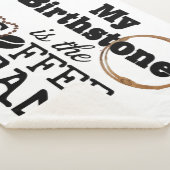 Coffee Bean Sherpa Blanket Deken (3/4)