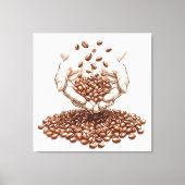 Coffee Beans Canvas Afdruk (Voorkant)