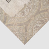 Coffee Beans Ephemera Bird Masculine Tan Decoupage Tissuepapier (Detail)