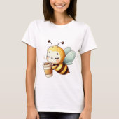 Coffee Bee – Morning Energy Mode T-shirt (Voorkant)