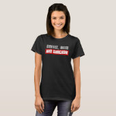 COFFEE BEER AND SARCASM Sarcastic Caffeine T-shirt (Voorkant volledig)