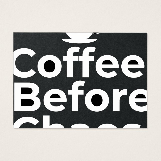 Coffee Before Chaos – Morning Motivation Quote (Devant)