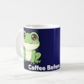 Coffee Before Croak Frog Mug (Devant gauche)