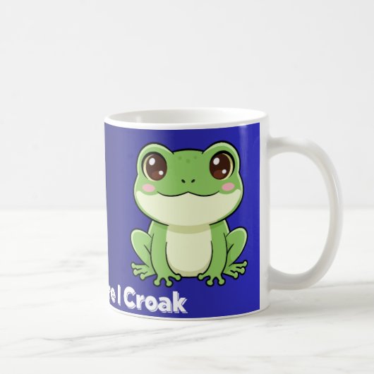 Coffee Before Croak Frog Mug (Droite)