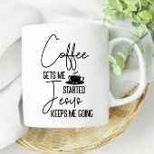 Coffee Bible Life Citation Mug