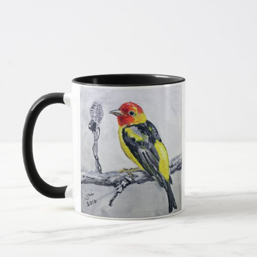 Coffee Bird Cup Mok (Links)