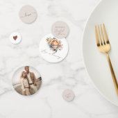 Coffee Boho Bruiloftsfeest  Confetti (Groep)