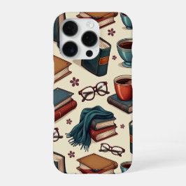 Coffee&  books collection iPhone 16 pro hoesje