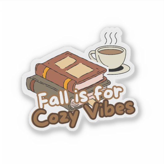 Coffee & Books | Sticker (Devant)