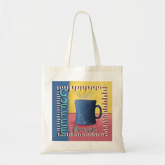 Coffee Break-Canvas tas (Voorkant)