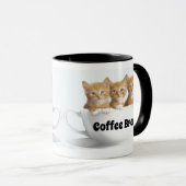 Coffee Break Coffee Mok-Three Kittens Mok (Voorkant rechts)