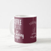 Coffee Break – Great Ideas – Burgundy  Koffiemok (Voorkant links)