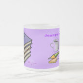 Coffee Break & Livres Frosted Coffee Mug (Centre)