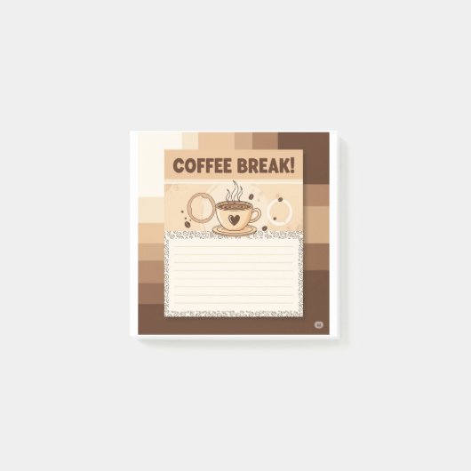 "Coffee Break" Sticky Notes (Voorkant)